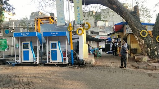 National Petrol Company BPCL Petrol pump with CNG